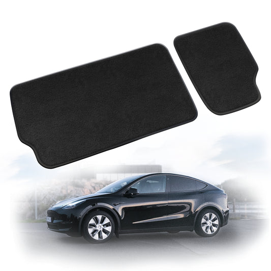 Vehilux Carpeted Mat(s) for Tesla Model Y 3rd Row Mats, 2020-2023, (7-seat configuration only)