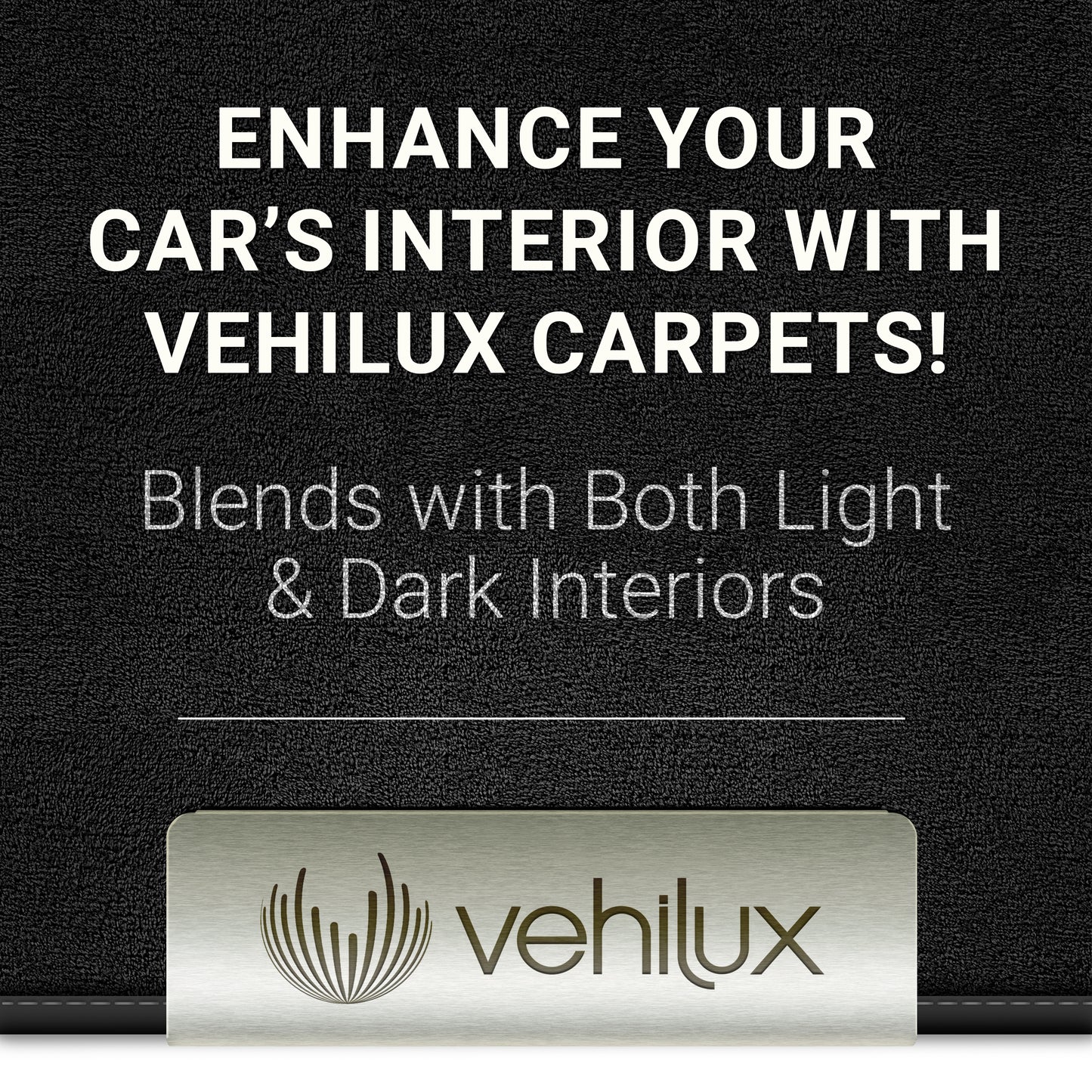 Vehilux Carpeted Mat(s) for Tesla Model Y 3rd Row Mats, 2020-2023, (7-seat configuration only)